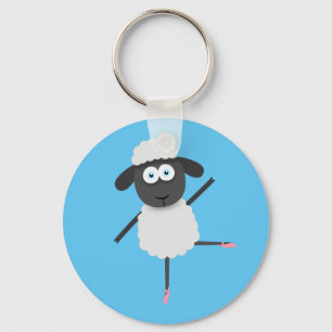 Baaa llerina schlüsselanhänger