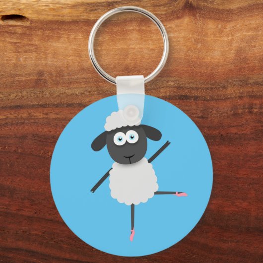 Baaa llerina schlüsselanhänger (Vorderseite)