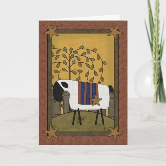 BAAAAAAA Birthday Sheep Karte (Vorderseite)