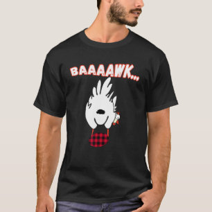 Baaaawk Büffel-Karo Ei Huhn T-Shirt