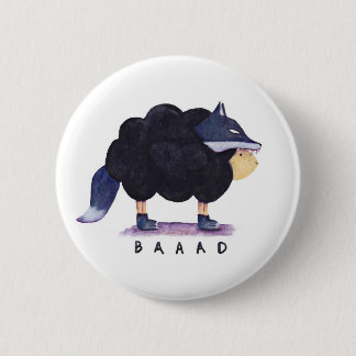 "Baaad Baaad schwarze Schaf-" Knopf Button