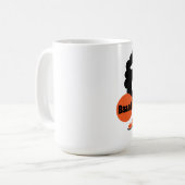 Baaad schwarze Schaf-Tasse Kaffeetasse (Vorderseite Links)