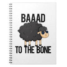 Baaad zum Knochen-Funny Black Sheep Puff
