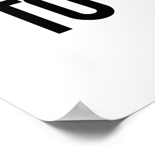 Baaad zum Knochen-Funny Black Sheep Puff Poster (Ecke)