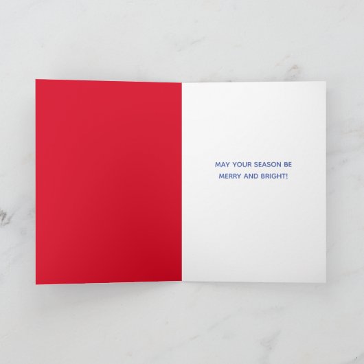 Baaah Humbug Sheep Wrackte in Weihnachtsbeleuchtun Karte (Innenseite)