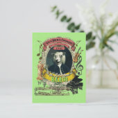 Baach Funny Sheep Great Animal Composer Bach Postkarte (Stehend Vorderseite)