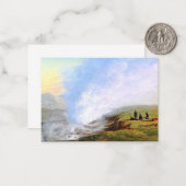 Baagoe - Wanderers Picnicking in der Nähe von Uxah Mitteilungskarte (Vorderseite/Rückseite Beispiel)