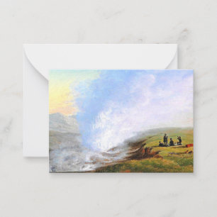 Baagoe - Wanderers Picnicking in der Nähe von Uxah Mitteilungskarte