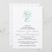 Baal (Buchstaben, zwei Farben) Einladung (Vorne/Hinten)