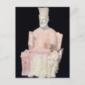 Baal Hammon sitzt auf seinem Thron Postkarte (Vorderseite)