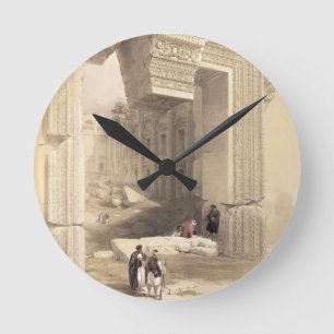 Baalbec am 7. Mai 1839 überziehen 81 von Volumen Runde Wanduhr
