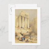 Baalbec, Platte 79 aus Band II des "Heiligen Lande Postkarte (Vorne/Hinten)