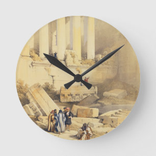 Baalbec, überziehen 79 von Volumen II 'des Runde Wanduhr