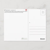 Baalbek, Libanon Reise-Postkarte Postkarte (Rückseite)