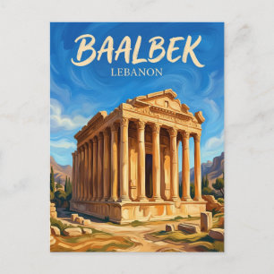 Baalbek Ruinen Libanon Postkarte