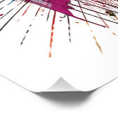 Baam Comic Sound Effect - Fett und spielerisch Po Poster (Ecke)