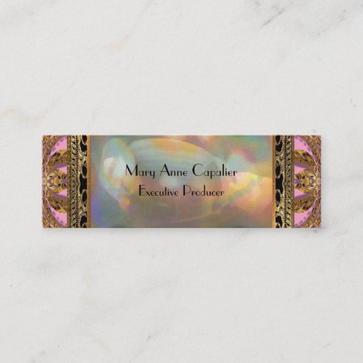 Baarnetscue elegantes dünnes berufliches mini visitenkarte (Vorderseite)