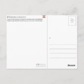 Baatara Wasserfall, Libanon Reise-Postkarte Postkarte (Rückseite)