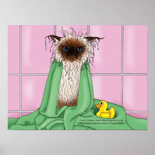 Baath Time Cat Poster (Vorne)
