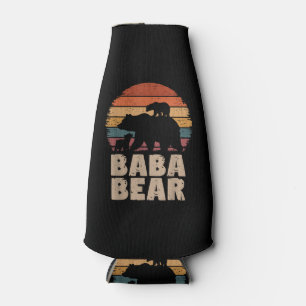 Baba Bear Vintag Retro Funny Vatertag Flaschenkühler