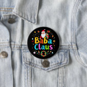 Baba Claus Funny Oma Xmas: Perfektes Familienmatc Button (Beispiel)