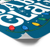 Baba Claus Funny Xmas Christmas Grandma Holiday St Poster (Ecke)