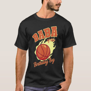 Baba der Geburtstagsjunge Basketballfamilie Bday P T-Shirt