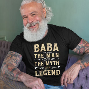 BABA   Der Mann der Mythos der Legende Vatertag T-Shirt