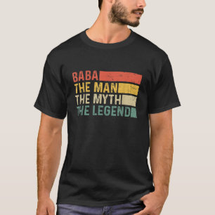 Baba der Mann der Mythos die Legende Vintage-Gesch T-Shirt