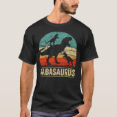 Baba Dinosaur T Rex Babasaurus 2 kids Family Match T-Shirt (Vorderseite)