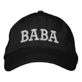 BABA Embroidered Cap Bestickte Baseballkappe (Vorderseite)