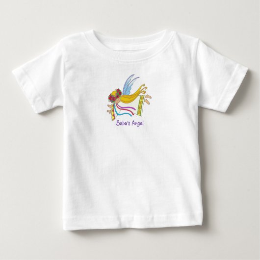 Baba-Engel Baby T-shirt (Vorderseite)