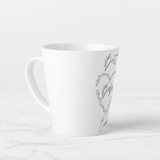 Baba-Grandma-Geschenk / Beste Baba je Tasse / Baba (Linke Ecke)