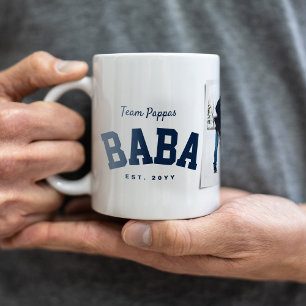 Baba Griechischer Vater sportlich ein Foto Vaterta Kaffeetasse