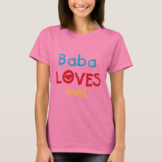 Baba Lieben Me T - Shirt und Geschenke (Vorderseite)