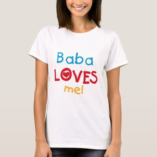 Baba Lieben Me T - Shirt und Geschenke (Vorderseite)
