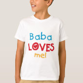 Baba Lieben Me T - Shirt und Geschenke (Vorderseite)