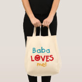 Baba Lieben Me T - Shirt und Geschenke Tragetasche (Vorderseite (Produkt))