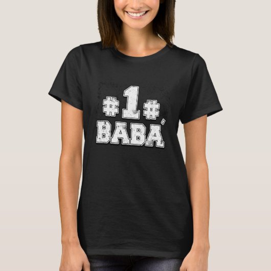 Baba Number One Turkish Father Baba T-Shirt (Vorderseite)