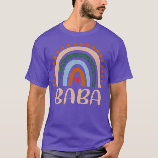 Baba Rainbow Grandma Niedlich Mütter Day Funny Bab T-Shirt