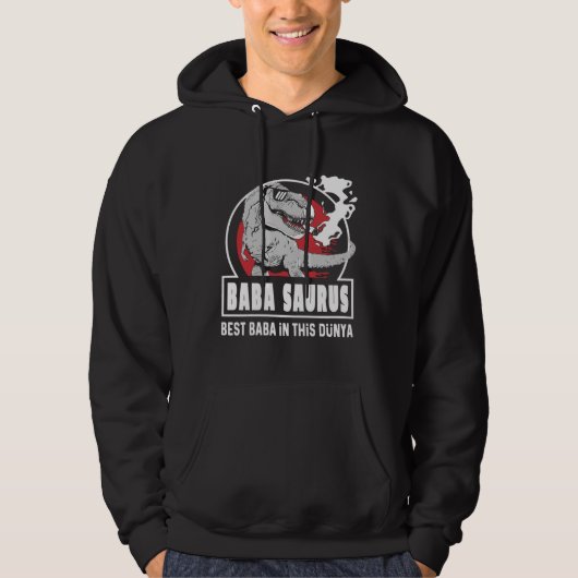 Baba Saurus Turkish Fantastic Father s Day Hoodie (Vorderseite)