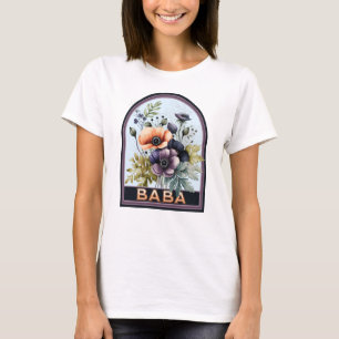 Baba Vintag Floral Großmutter T-Shirt