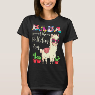 Baba vom Geburtstagskind Lama Bday Party Celebrat T-Shirt
