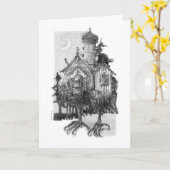 Baba Yaga Card Karte (Gelbe Blume)