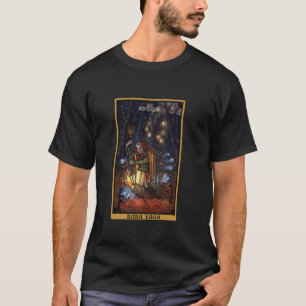 Baba Yaga Die Einsiedler Tarotkarte Slawische Myth T-Shirt