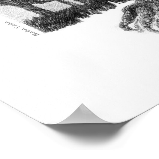 Baba Yaga Poster (Ecke)