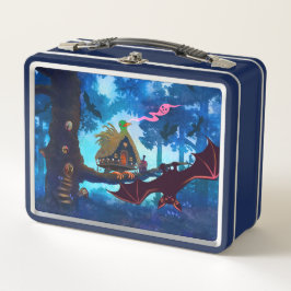 Baba Yaga's Bird House / Cthulu Rubber Duckie Metall Brotdose