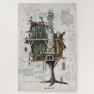 Baba Yagas Hütte auf Hühnerbeinen Puzzle