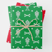 Baba Yagas Hüttenpapierblätter Geschenkpapier Set (Beispiel)