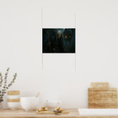 Baba Yagas verzauberter Wald Poster (Küche)
